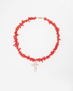 Bamboo Coral Necklace